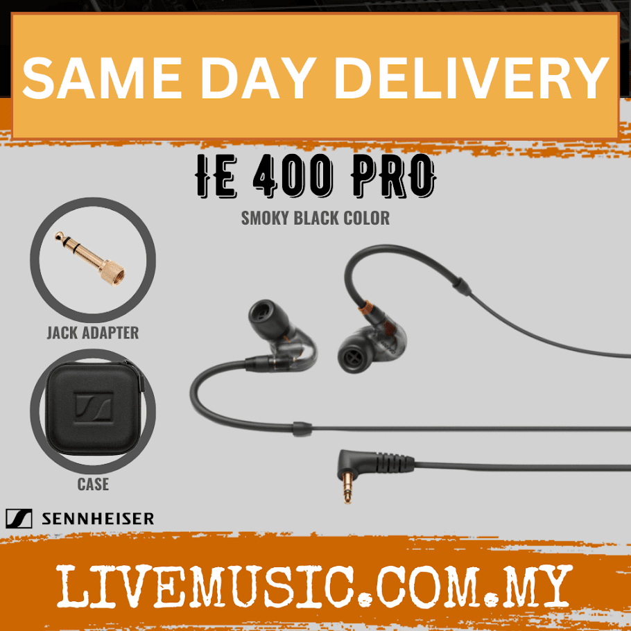 Sennheiser IE 400 PRO SMOKY BLACK