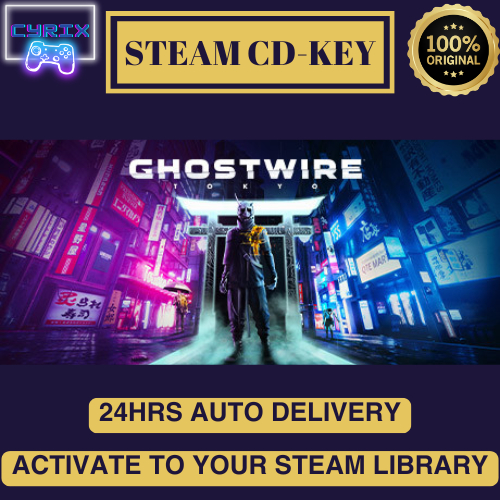 Ghostwire Tokyo Auto Delivery Pc Steam Cd Key Original Game