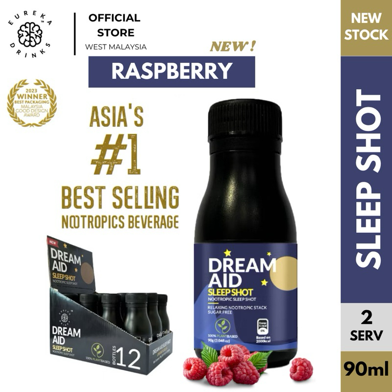 Eureka Drinks Dream Aid Nootropic Sleep Shot, Plant Based | Shopee Malaysia