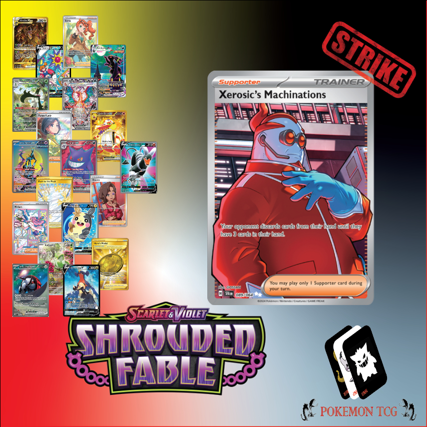Pokemon Xerosic's Machinations 089/064 Shrouded Fable SV6.5 PTCG ...