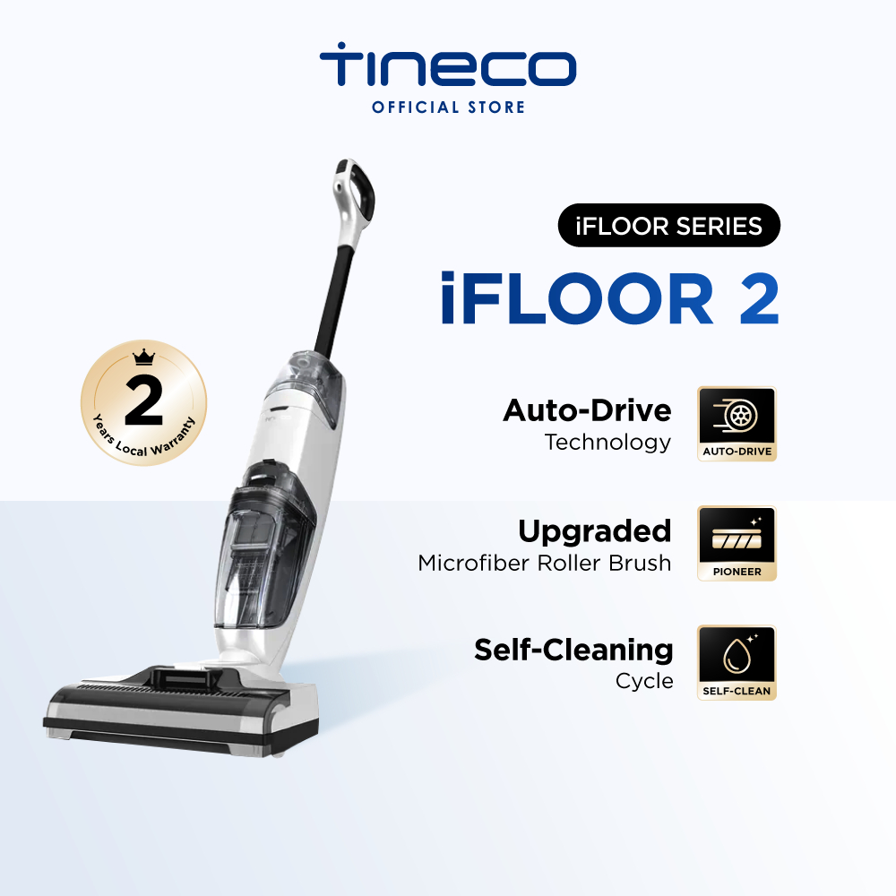 Tineco iFloor 2 Cordless Wet Dry Floor Washer Vacuum Cleaner Self