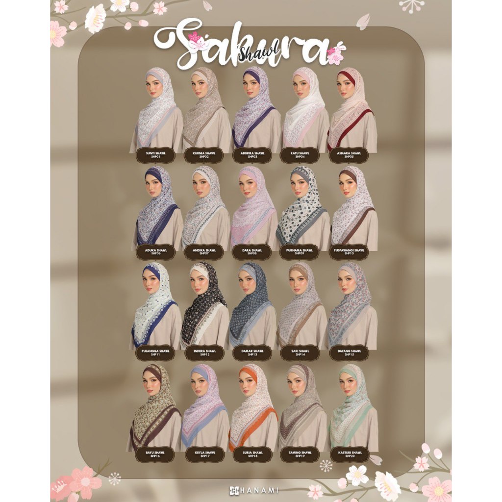 Tudung Shawl Hijabs by Hanami | Shopee Malaysia