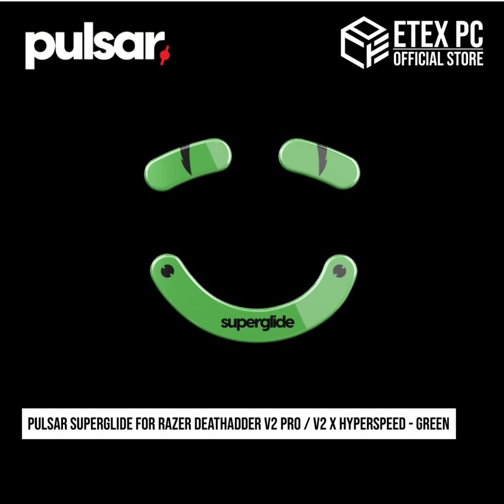 Pulsar Superglide For Razer DeathAdder V2 PRO / V2 X HyperSpeed - Green ...