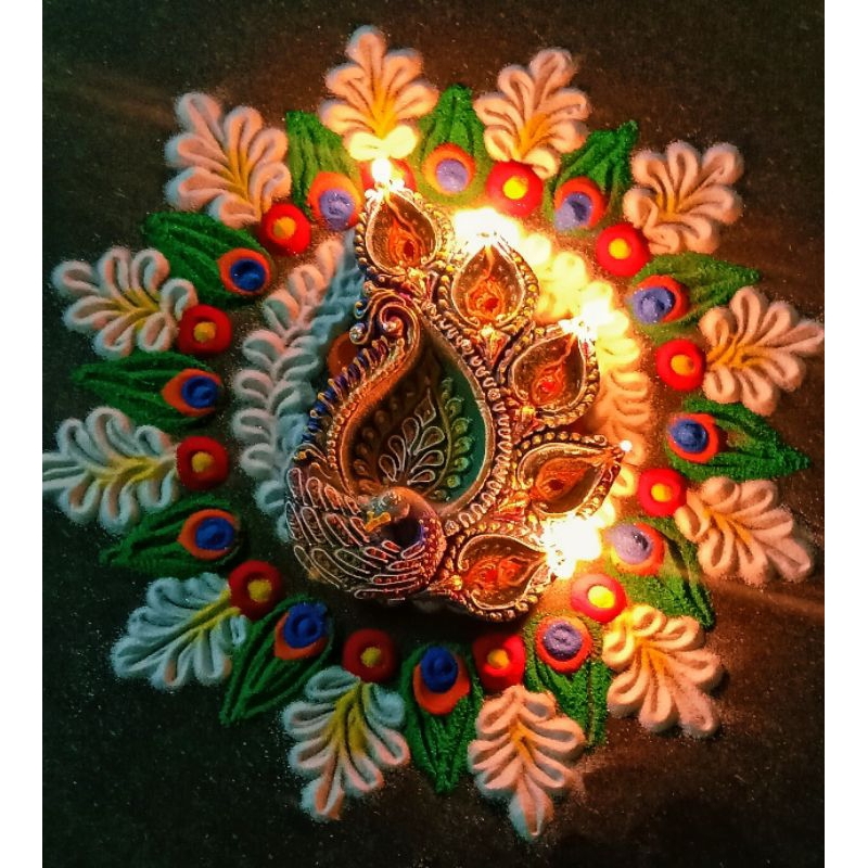 10 VIBRANT COLOUR RANGOLI COLOUR SAND IN BOTTLE (90GRAM ± EACH BOTTLE ...