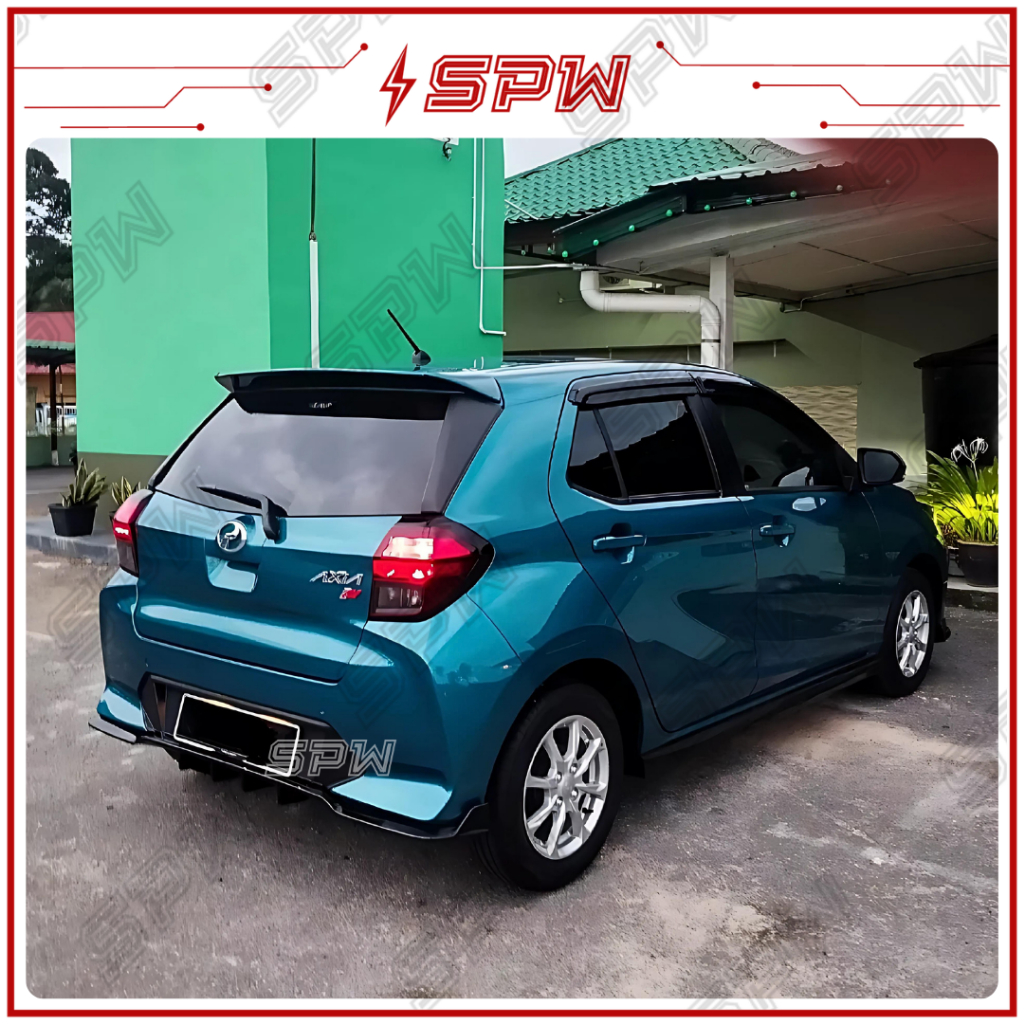 Perodua Axia (2023-2026) V2 Rear Bumper Diffuser Lip Rear Skirt ...