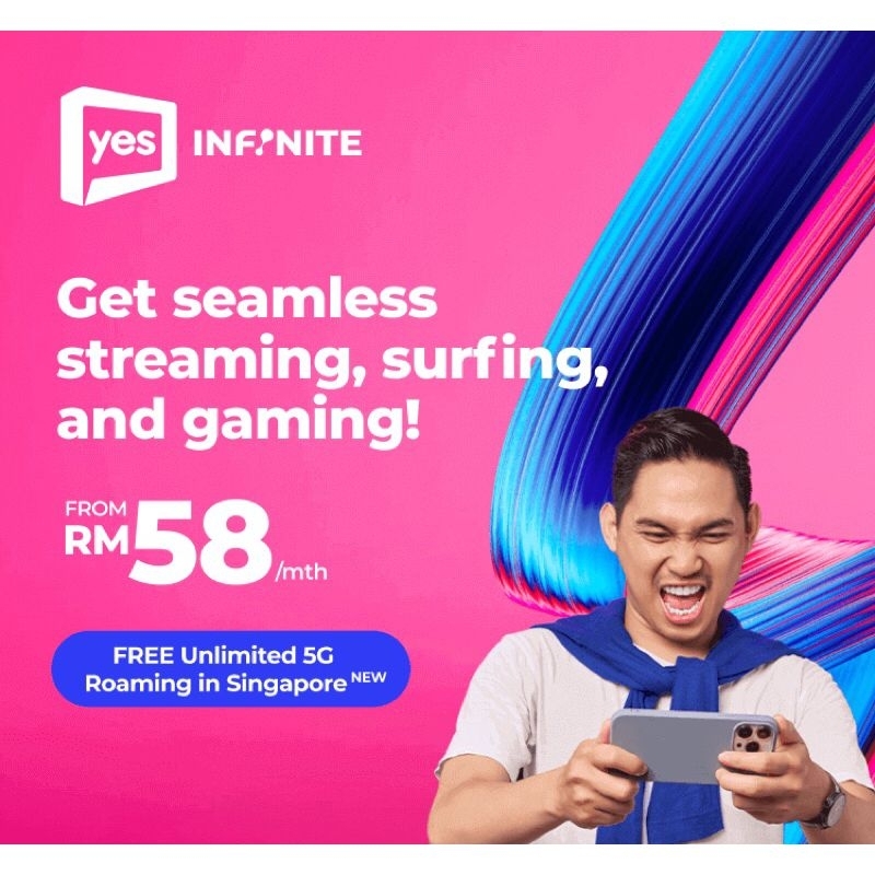 YES POSTPAID PLAN POWER35 / PLAN FLAXI INFINIT 58 UNLIMITED 5G UNCAPPED ...