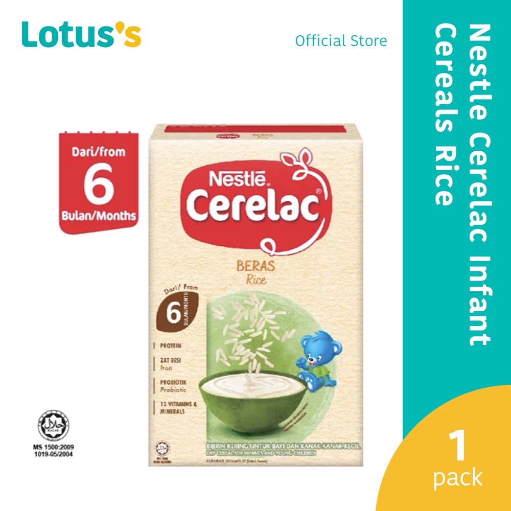 Nestle Cerelac Infant Cereals Rice (200g) | Shopee Malaysia