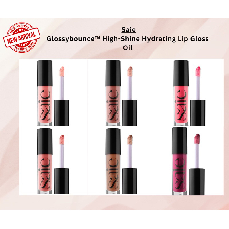 Saie Glossybounce™ High-Shine Hydrating Lip Gloss Oil | Shopee Malaysia