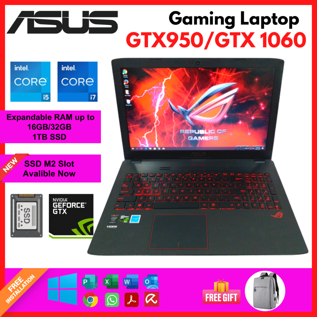 Asus gaming laptop hot sale gtx 1060