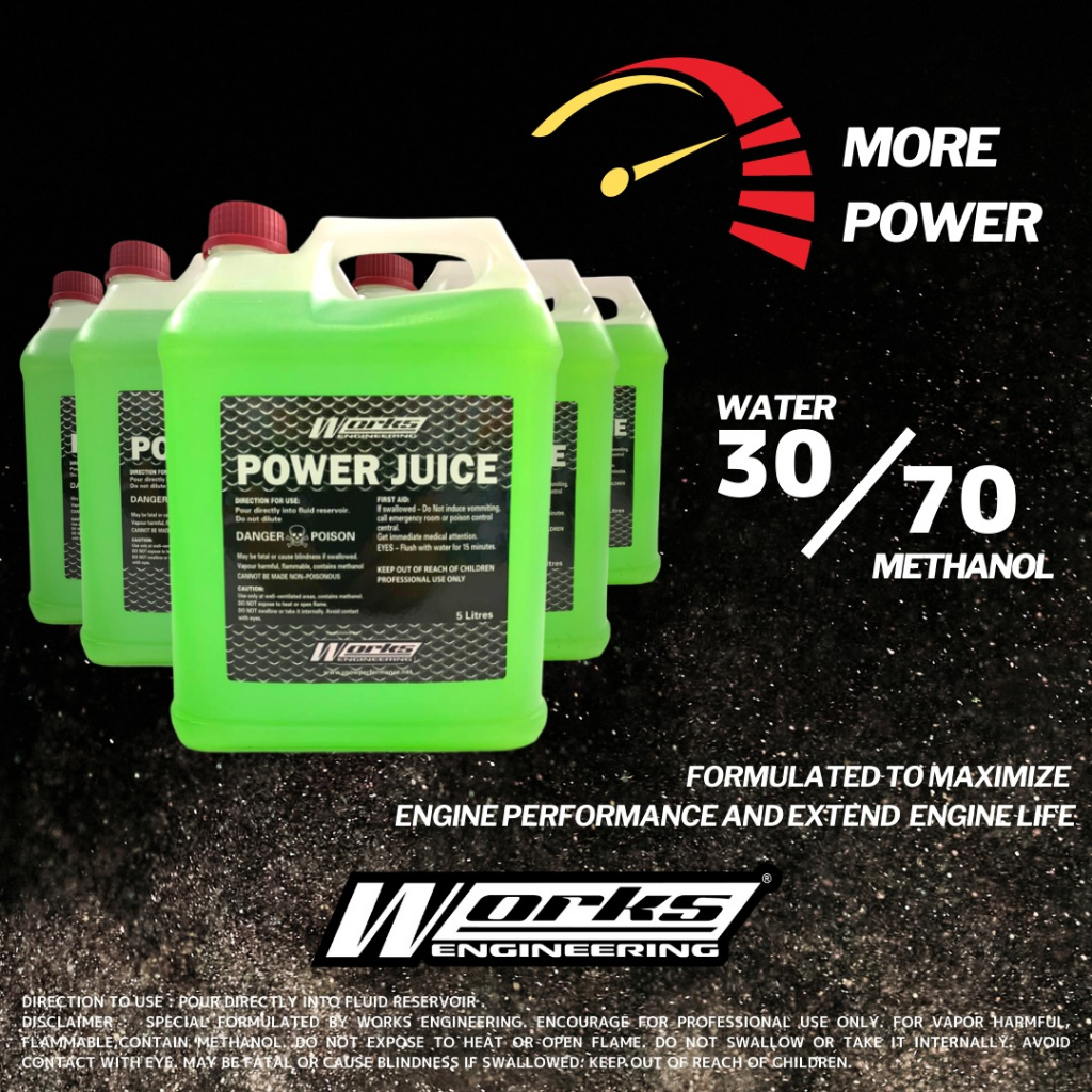 [MORE POWER 3070] GREEN Power Juice / WaterMethanol Injection Kit Boost Juice 5L Premix