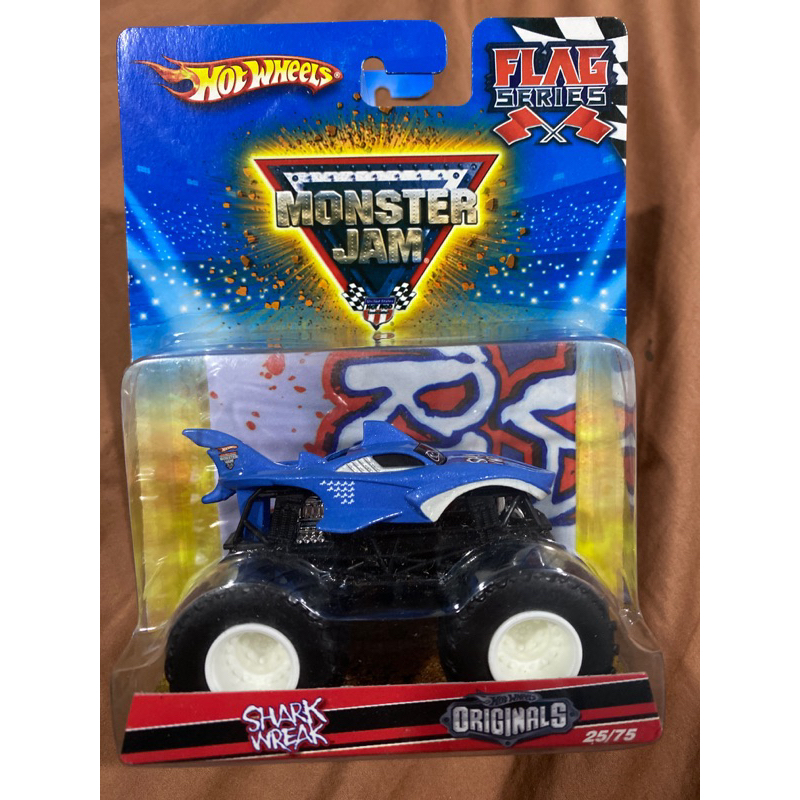 Hot Wheels Monster Jam Flag Series Shark Wreak | Shopee Malaysia