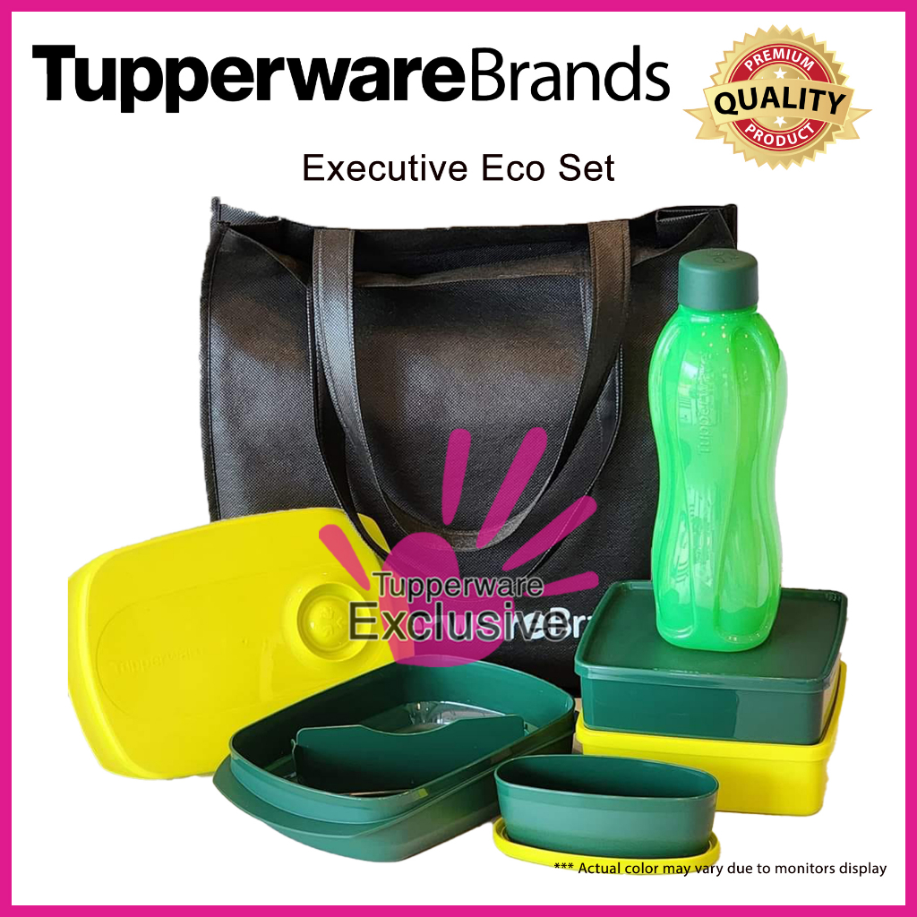 Tupperware Brands Lunch Box Set with Bag Executive Eco Set Bekas Bekal