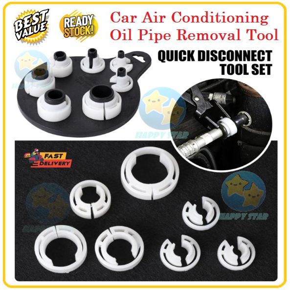 7Pcs Auto Car Air Conditioning Pipe Repairing Tools Oil Fuel Lines
