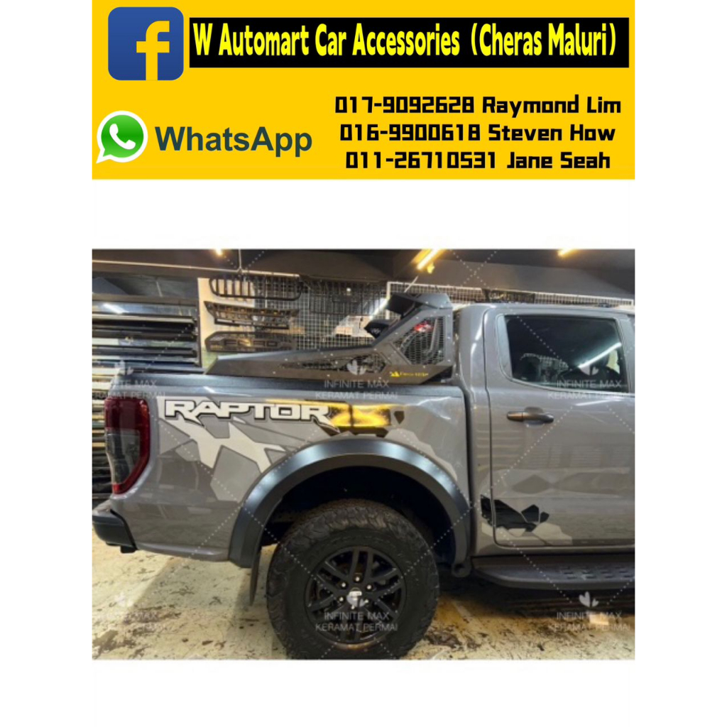 Hansen Styling Parts Schwellerrohre für Ford Ranger & Raptor