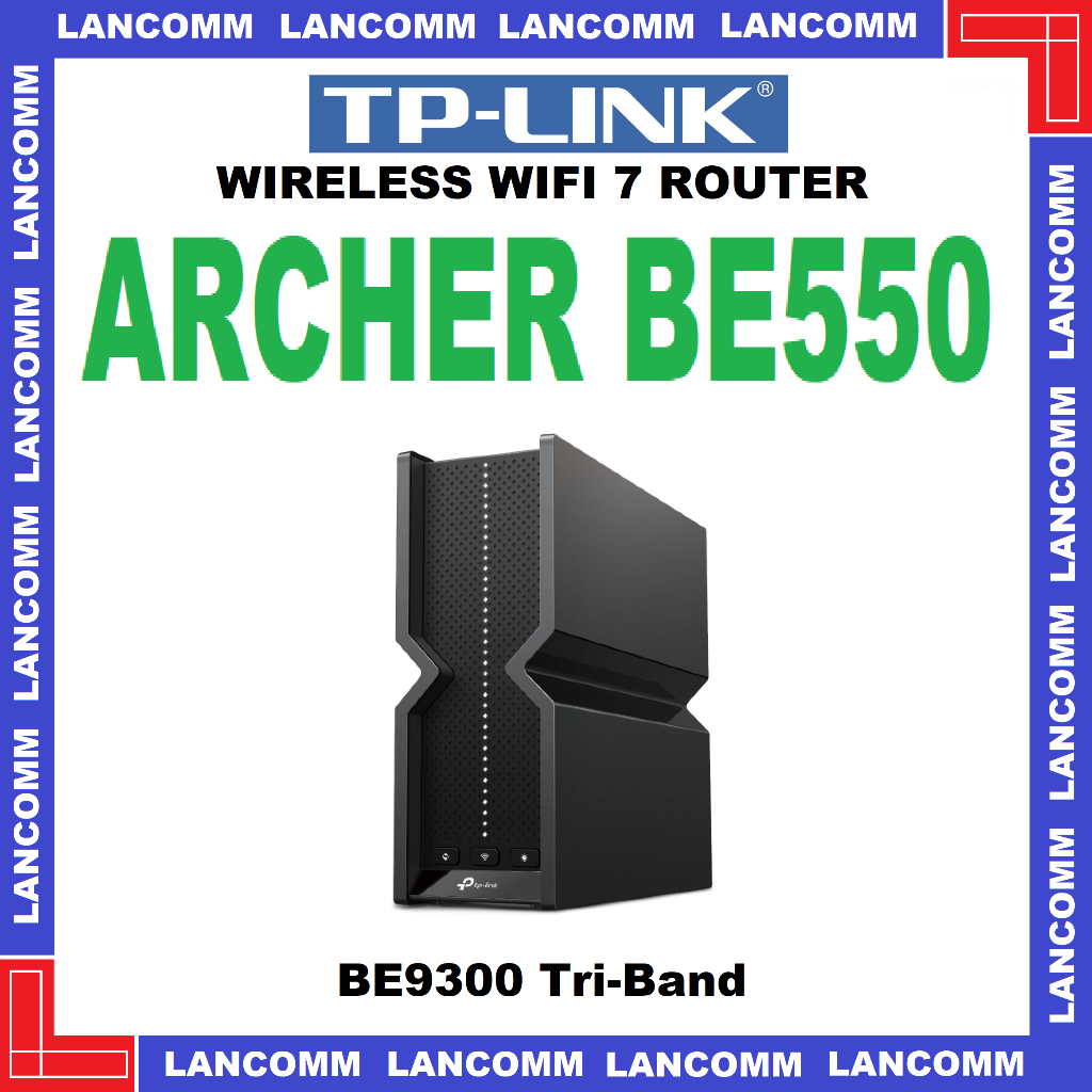 TPLINK ARCHER BE550 BE9300 TriBand WiFi 7 Router Shopee Malaysia