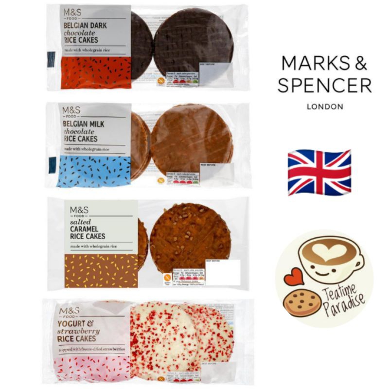 Marks & Spencer (M&S) Belgian Rice Cakes (Salted Caramel / Milk