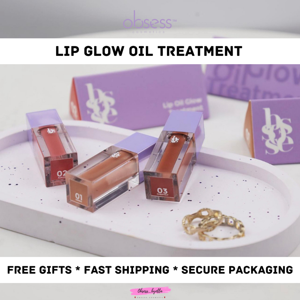 [SALE] OBSESS COSMETICS LIP OIL GLOW TREATMENT LIPGLOSS | Shopee Malaysia