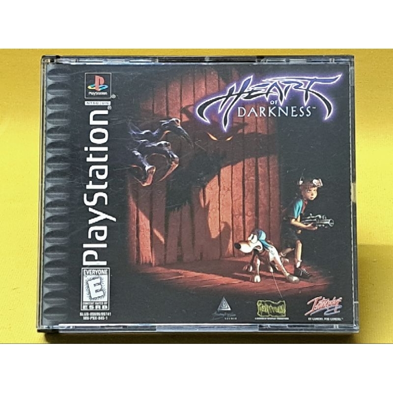 Jeu Playstation 1 PS1 Heart Darkness ( best of ) - Jeux vidéo
