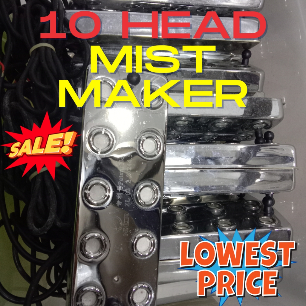 Mist Maker 10 Head { head only } No Power Adapter Include | Shopee Malaysia
