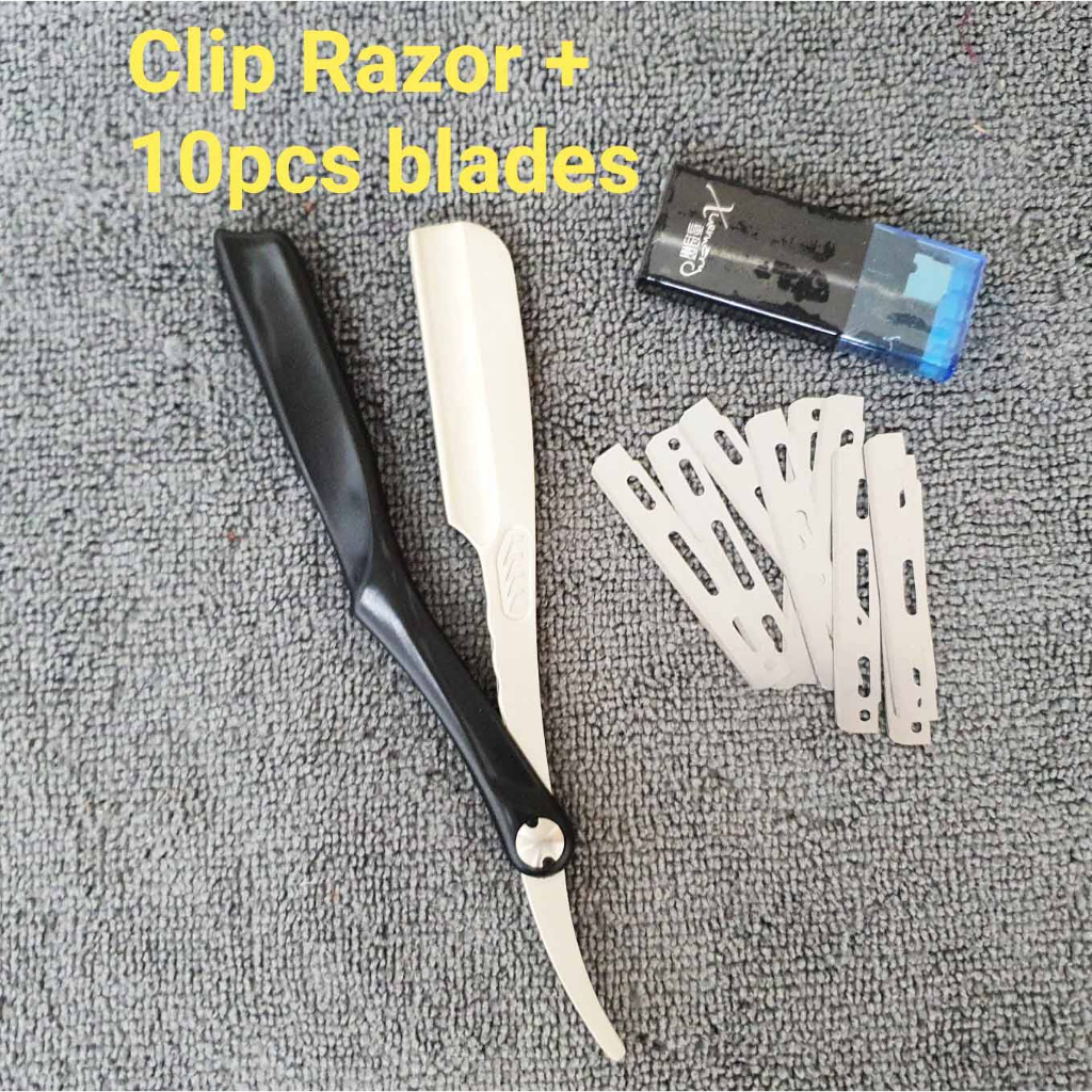 11045 Professional Clip Razor + 10pcs Blade Salon And Barber | Shopee ...