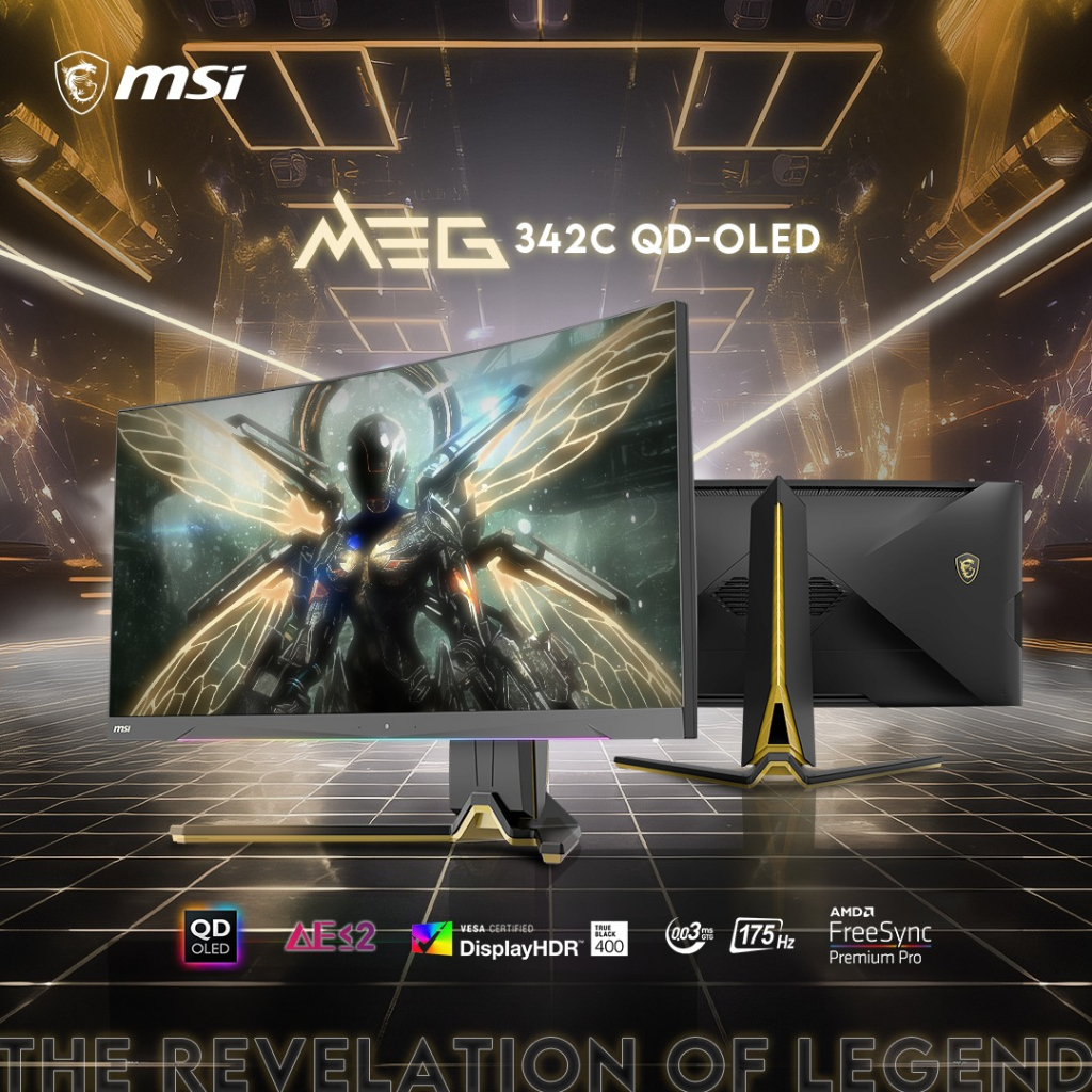 Msi Meg C Qd Oled Uwqhd Hdr Hz Type C Curved Gaming Monitor