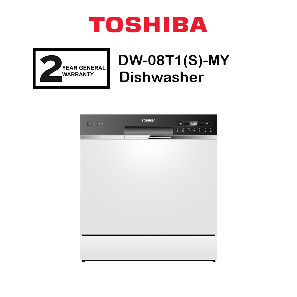 Toshiba Dishwasher DW08T1 / DW08T1 / DW08T1(S)MY Countertop With UV