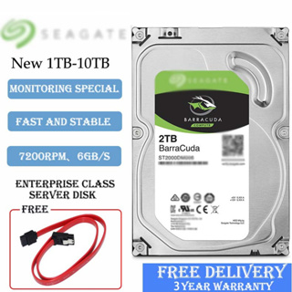  Seagate 4TB IronWolf NAS SATA Hard Drive 6Gb/s 256MB Cache  3.5-Inch Internal Hard Drive for NAS Servers, Personal Cloud Storage  (ST4000VN008), Silver : Electronics