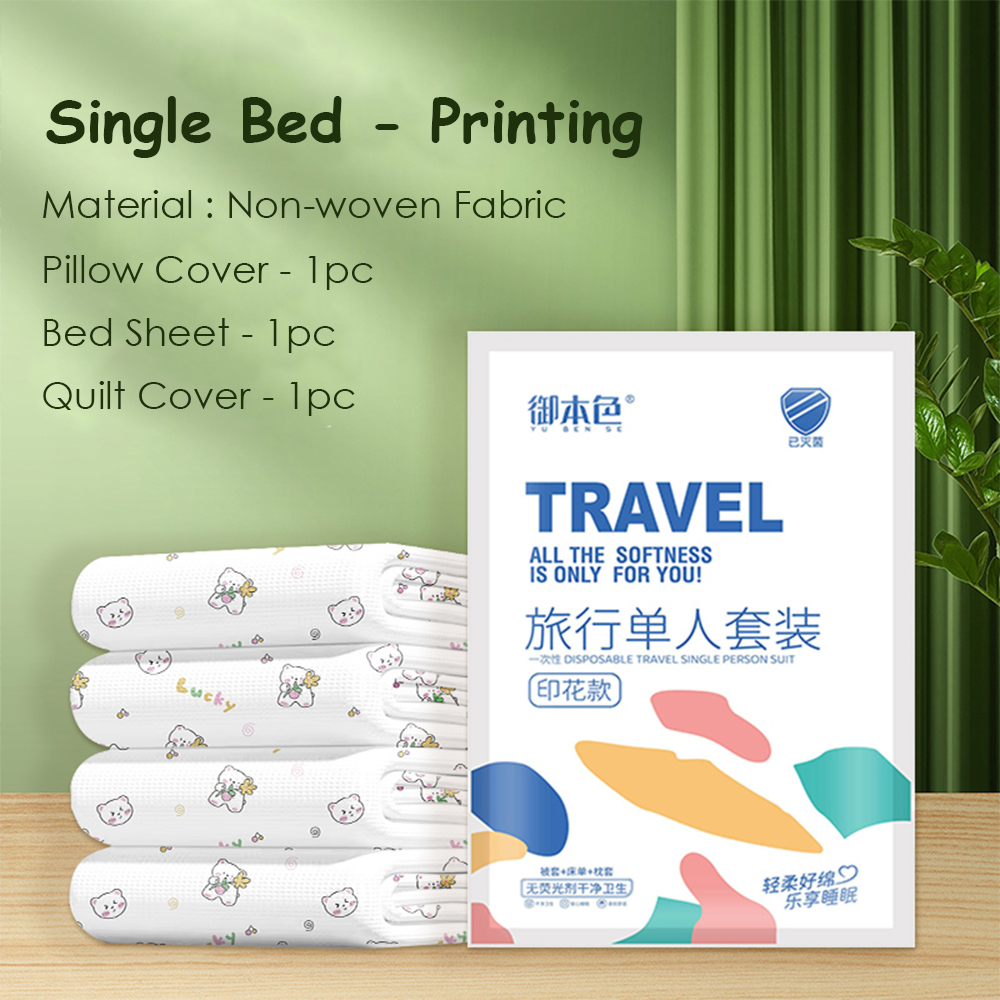 Disposable Bed Sheet Cover Travel Bedsheet Cover Hotel Bed Cover Single Bed Double Bed Sheet