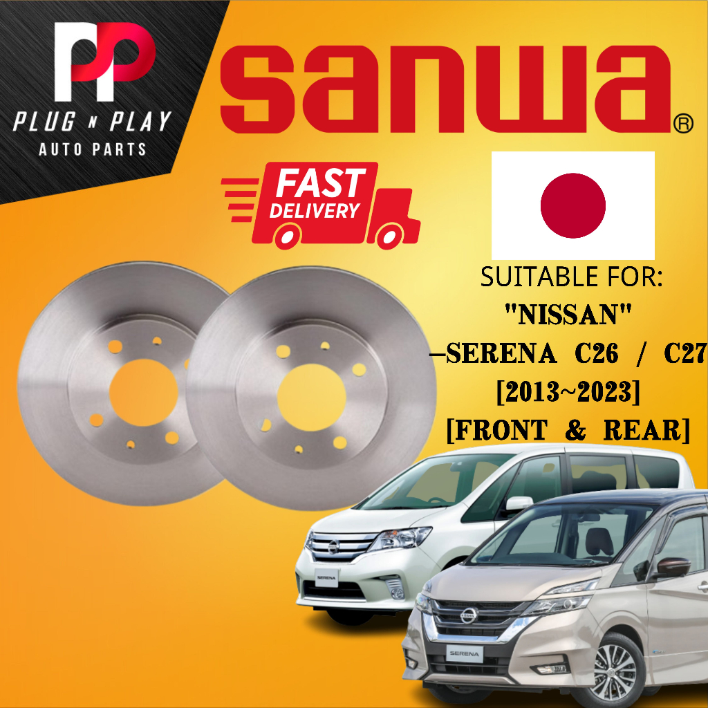 NISSAN SERENA C26 / C27 [2013~2023] FRONT ( DEPAN ) & REAR ( BELAKANG ...