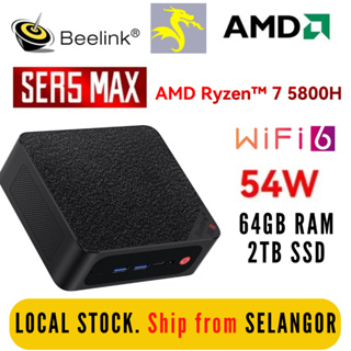 Beelink Mini PC AMD Ryzen 7 5800H SER5 MAX DDR4 16GB 500GB 32GB 1TB SSD 4K  60Hz Desktop Game Computer WiFi6 BT5.2 Triple Display - AliExpress