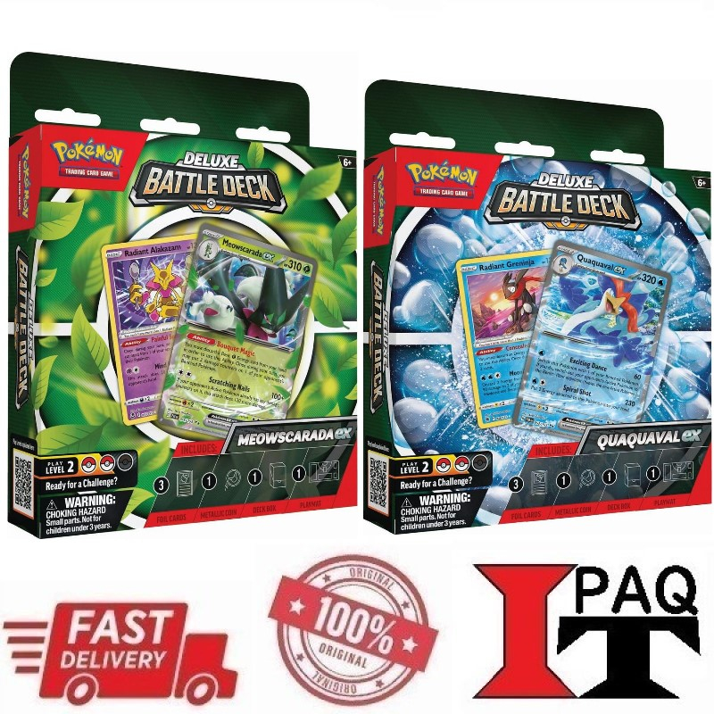 Pokemon TCG SV 02 | SV02 Paldea Evolved Deluxe Battle Deck [Quaquaval ...