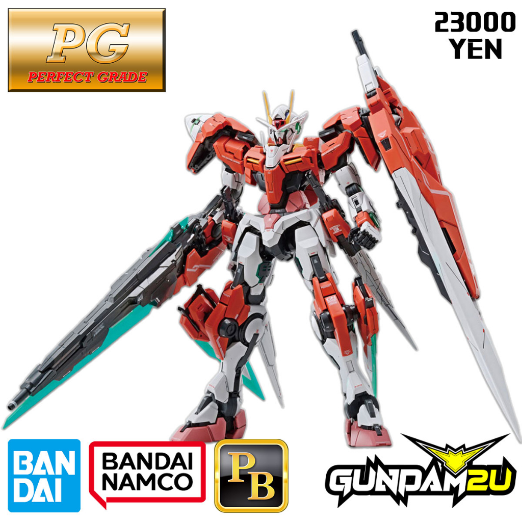 BANDAI PERFECT GRADE PG 1/60 Mobile Suit Gundam GN-0000GNHW/7SG 00