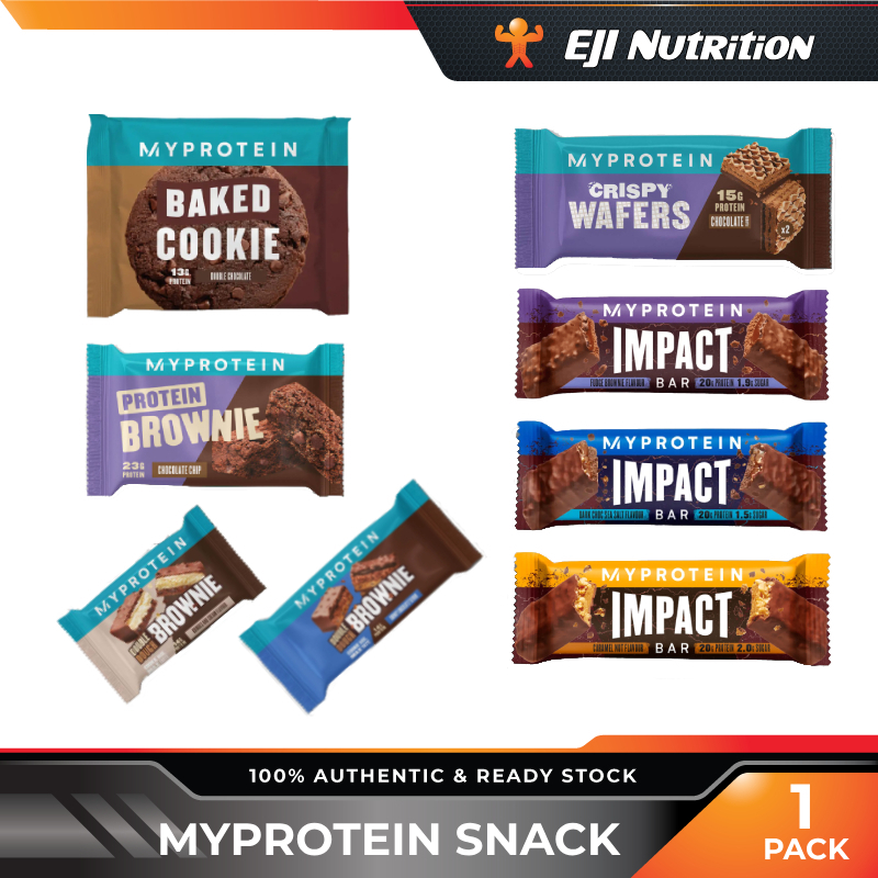 MYPROTEIN Impact Protein Bar/Baked Cookie/Protein Brownie/Double Dough