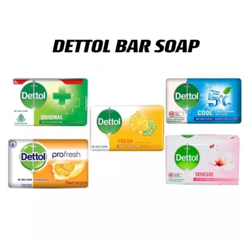 Dettol Bar Soap 60g And 100g 3spck Indonesia Packing Shopee Malaysia 7709