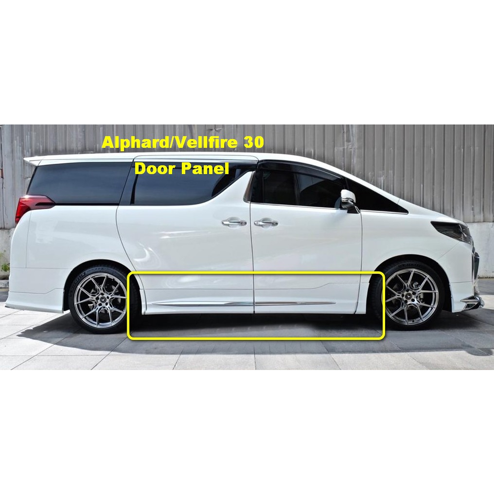 VELLFIRE ALPHARD 30 2015 2021 MODELLISTA ANH30 PP CHROME GARNISH DOOR