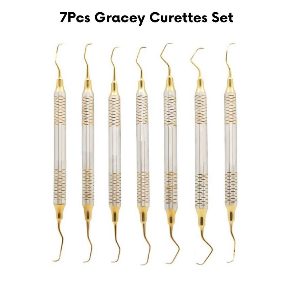 DDP PERIODONTAL Gracey CURETTES Set of 7 PCS Dental