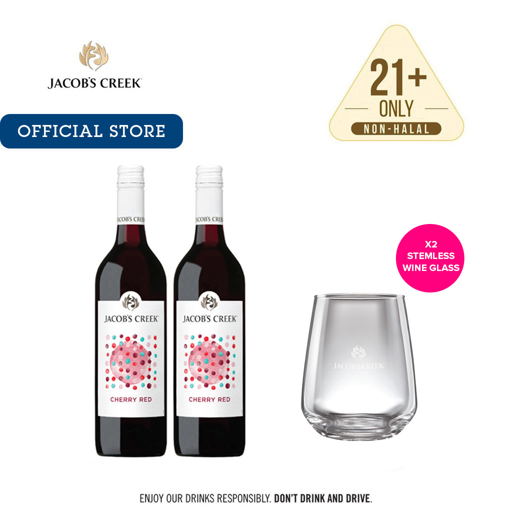 Jacob's Creek Cherry Red Australia Red Wine (750ml) Shopee Malaysia
