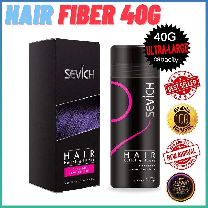 SEVICH Hair Building Fiber 40g [READY STOCK] NEW!! Shopee Malaysia