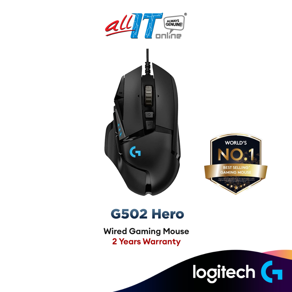 Logitech G502 HERO Wired – PRISM+ Malaysia