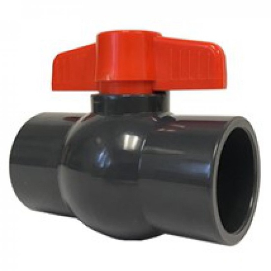 PVC Ball Valve Socket Ended Piping Accessories Fitting Pipe Paip Valve ...