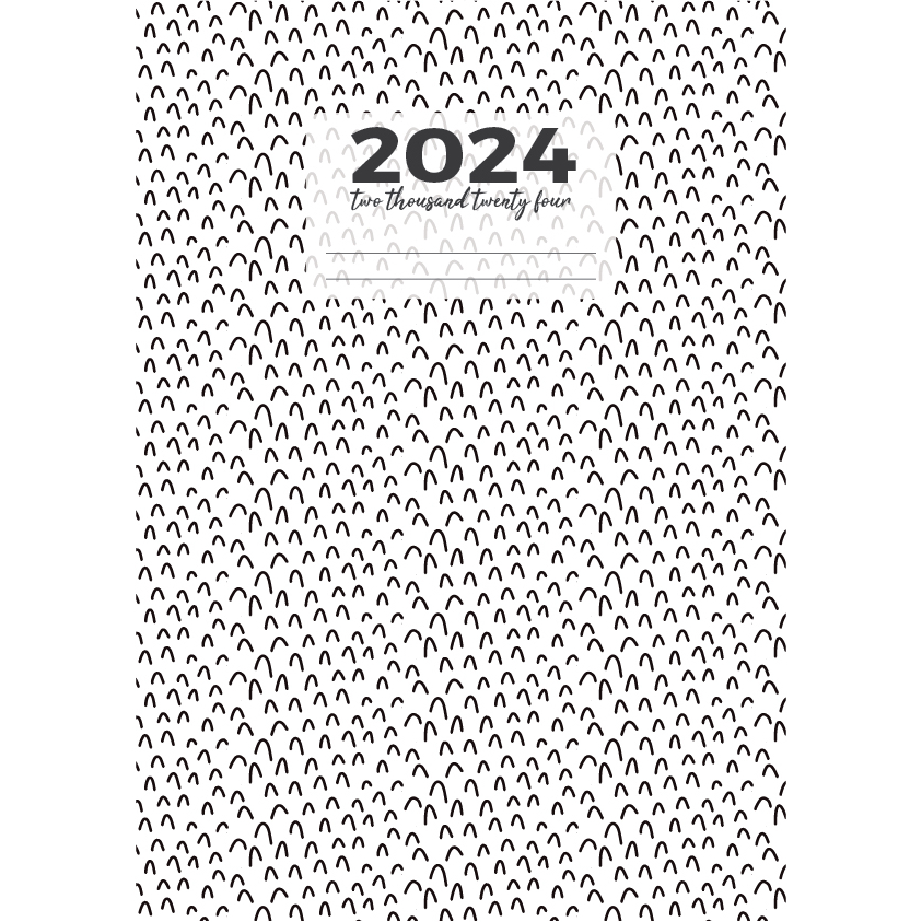 Planner Booklet 2024 A5 SIZE Simple Planner Book Diary/ Diari