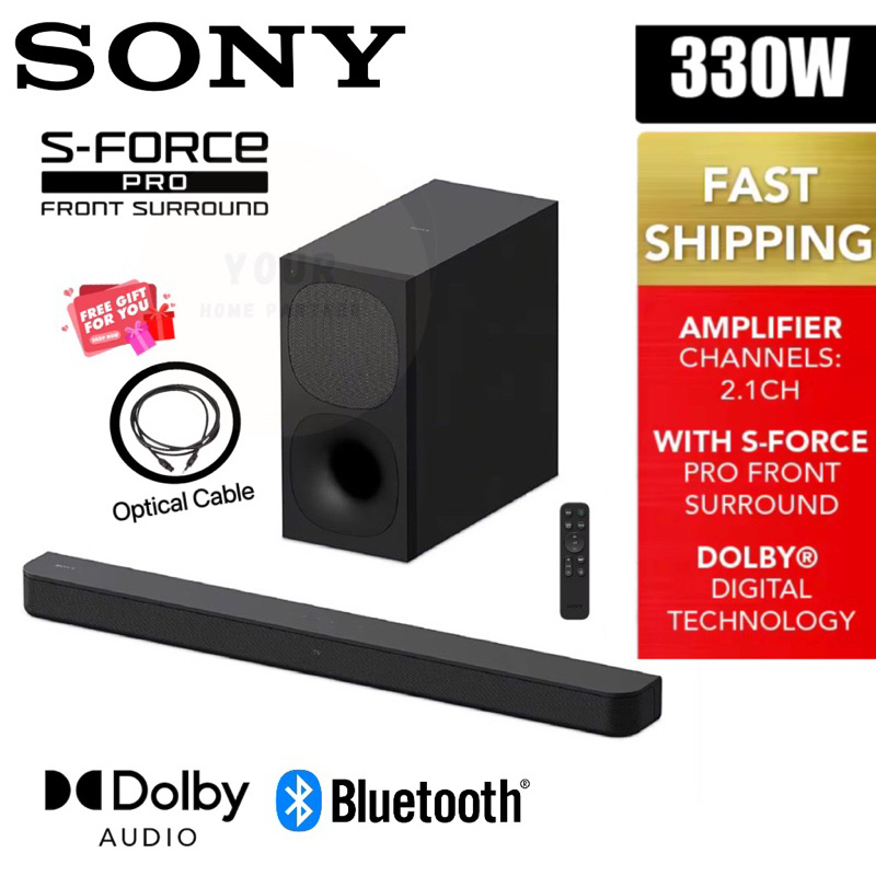 Ch Sony S Force Sound Bar Sony Dolby Digital Surround Soundbar