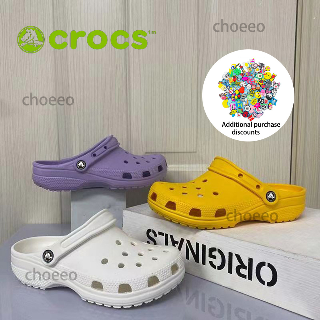 🚚 Quick Delivery】Crocs Duet Couple Sports Clogs Men's and Women's Shoe