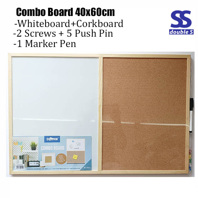 Baoblaze Cork Bulletin Board Message Board Wooden Office And School Memo Notes Wall Decor 30x40cm