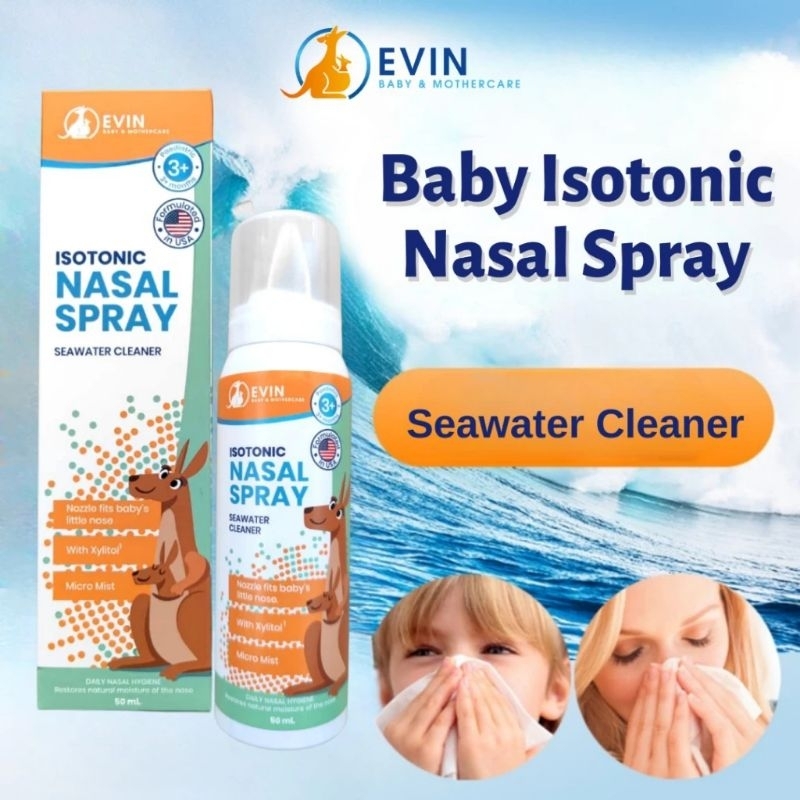 Nasal Sterimar Baby Isotonic Nasal Spray baby kids anak (50ml) [KKM
