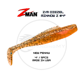 ZMAN Z MAN Diezel Minnow Z 4 Made in USA Soft Plastic Fishing