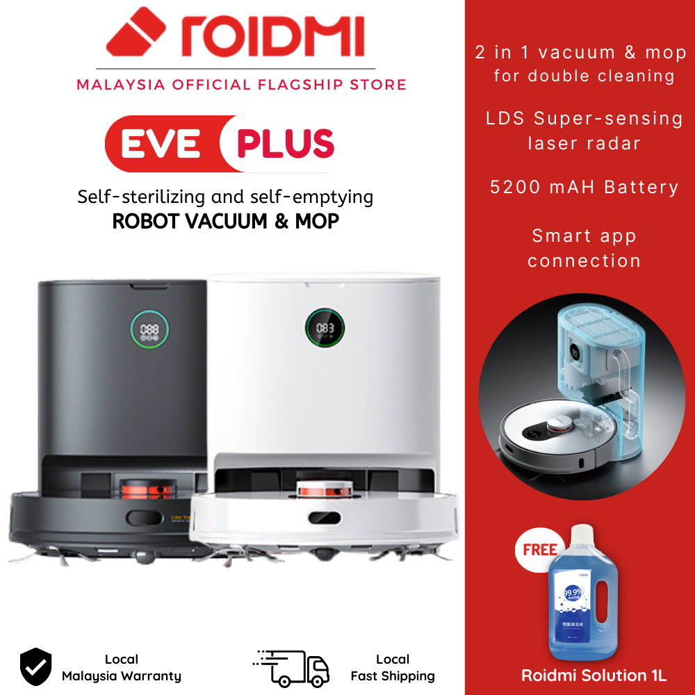 Roidmi eve plus robot vacuum cleaner hot sale