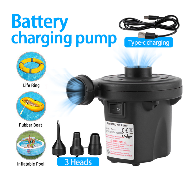 AC Electric Air Pump Inflate Deflate For Air Car Bed Swimming Pool Air ...