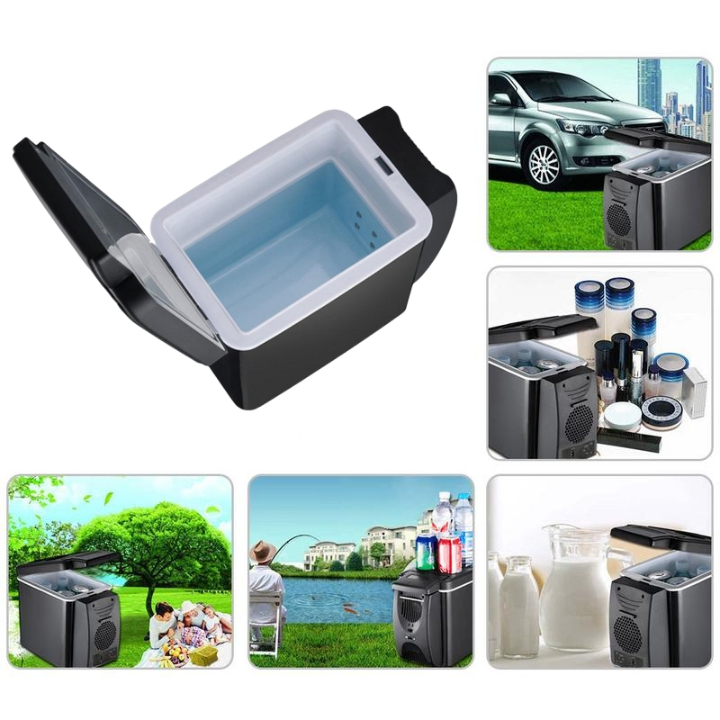 Mini Refrigerator Kitchen Portable Mirror Fridge Auto Compressor Student  Dormitory Home Picnic Camping Compact Cooler