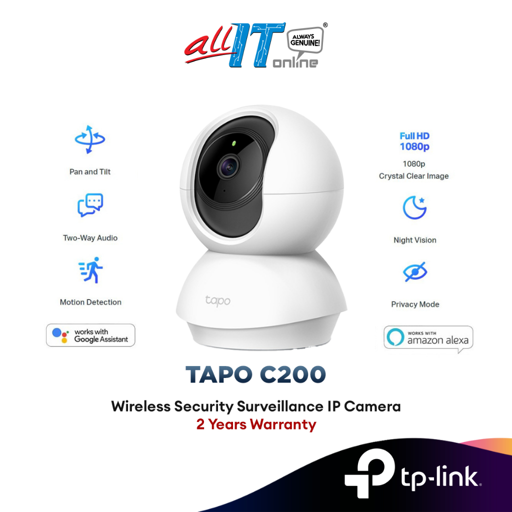 Tapo C211, Pan/Tilt Home Security Wi-Fi Camera